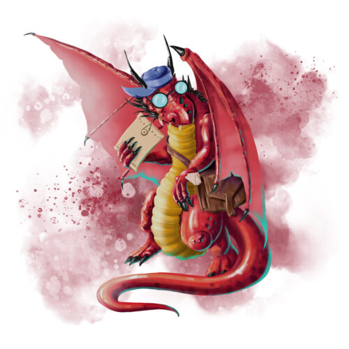 Andelig, Dragão Roxo Psiquico - Rise of the Dragons - Cast n Play